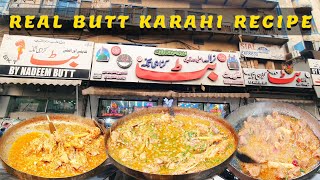 ORIGINAL BUTT KARAHI RECIPE | Lakshmi Chowk Lahore | Street Food Secrets