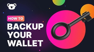 How to Backup Your Koala Wallet