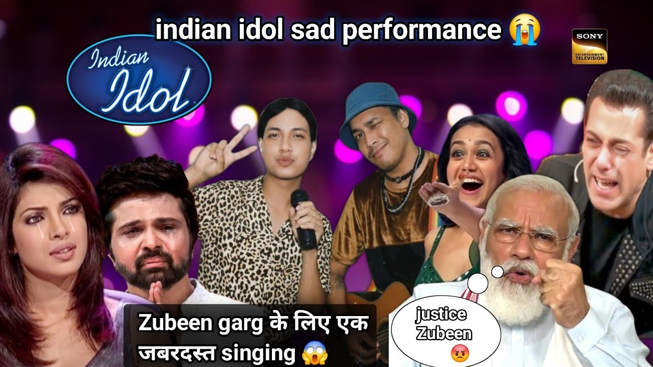 इस लड़का ने indian idol मैं zubeen sir के लिए ऐसा दर्द बरा गाना गाया 🥲 | indian idol sad performance