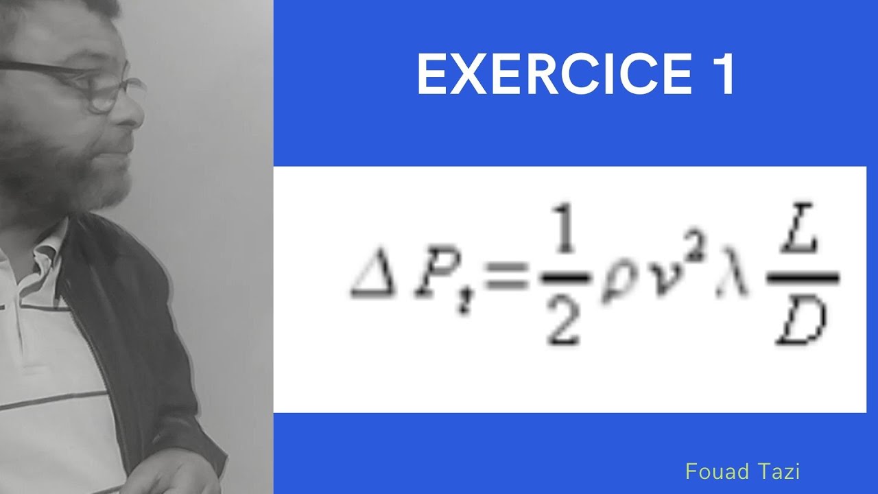 Video N°103 EXERCICE,  COMMENT CALCULER PERTES DE CHARGES LINEAIRES