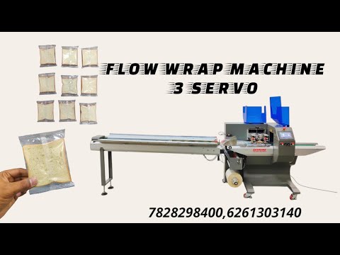 Flow Wrap Machine !! Bread Packaging Machine