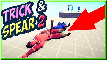 Trick & Spear 2! Jester and 3 Spear Thrower vs Every Faction 4v1 + Bonus - TABS MODS GAMEPALAY