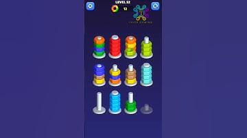 Nut Sort 52 Solution level ||  Sort sort 52 level || #games #gameplay #tiktok  #gamer