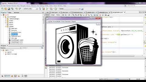Demo Aplikasi Laundry menggunakan Java Netbeans