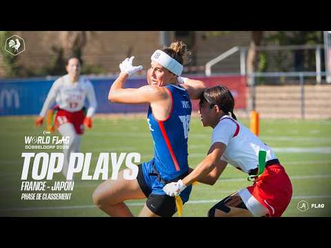 IFAF World Flag 2026 | Women : France - Japon | Top plays