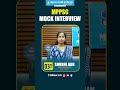 MPPSC Mock Interview | Surbhi Jain, 3rd Rank (Deputy Collector in MPPSC 2022)  #mppsc2022