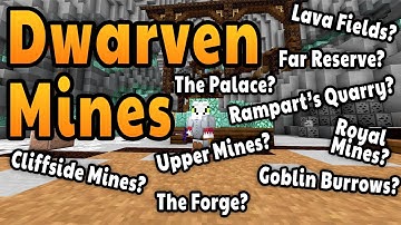 Hypixel Skyblock - Dwarven Mines Destination Guide (Far Reserve, Upper Mines, Lava Fields, etc)