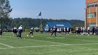 Seahawks working on tackling drills