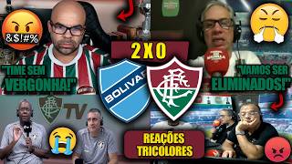 REAÇÕES dos TRICOLORES - BOLÍVAR 2x0 FLUMINENSE - LIBERTADORES 2026 - REACT VAMOS RIR do FLUMINENSE!
