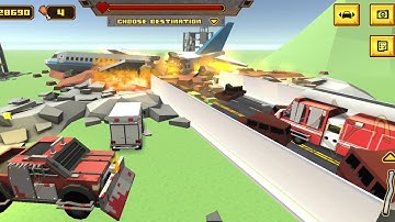 Searching for Survivors where the plane Crushed in battle in Blockapolypse Zombie City