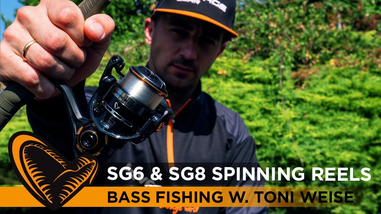 SG6 & SG8 Spinning Reels for Bass Fishing W. Toni Weise 