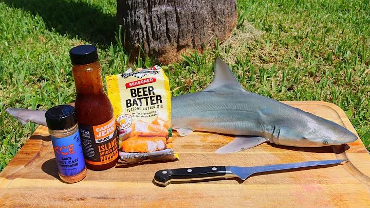 Shark Cookout - Making SHARK NUGGETS at the Beach!