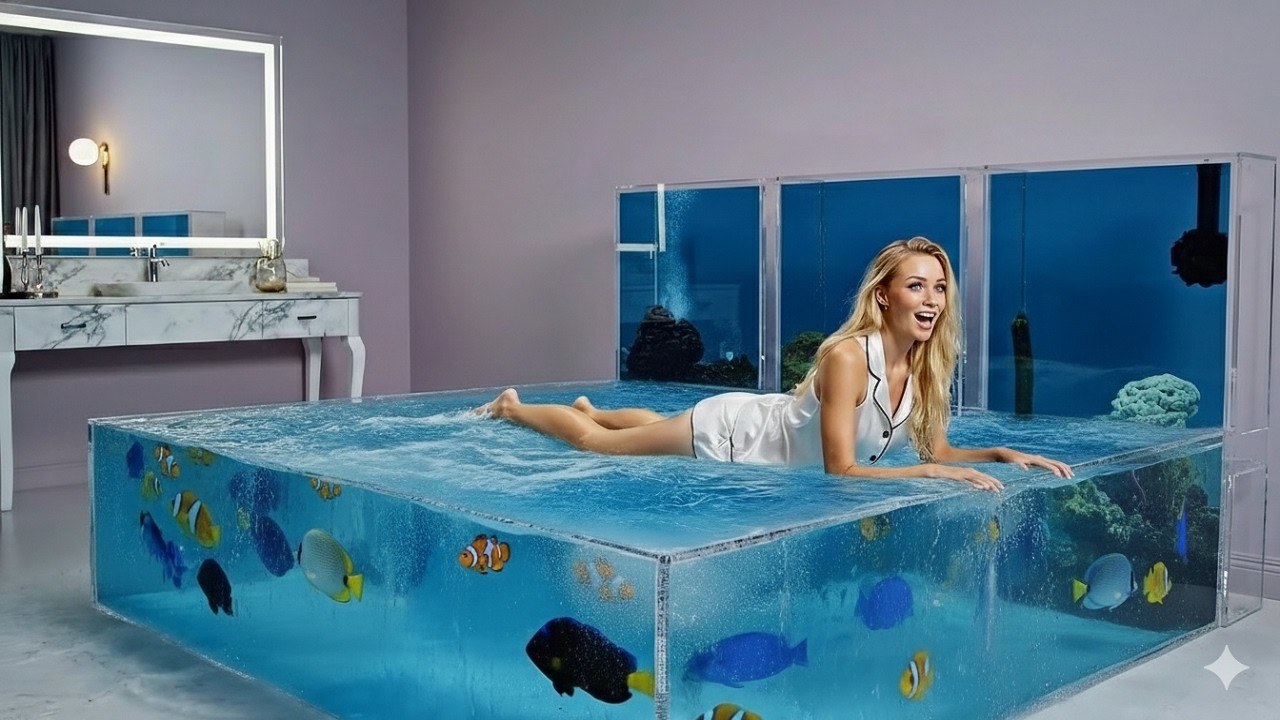 Lying in the Most Relaxing Bed 🛏️ Which Bed Would You Sleep In? Satisfying AI ASMR Relax