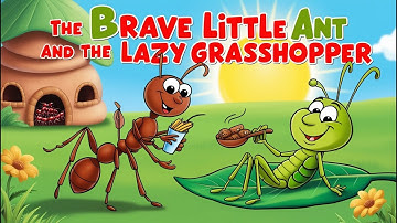 🐜 The Brave Little Ant & The Lazy Grasshopper 🦗
