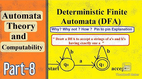 Deterministic Finite Automata (Example 3)|  Automata Theory | Theory of computation
