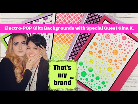 Electro-POP Glitz Backgrounds with Gina K.