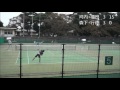 2015年栃木県秋季テニス選手権ダブルス 決勝1セット目