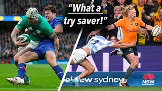 The BEST Try Saving Tackles in 2023