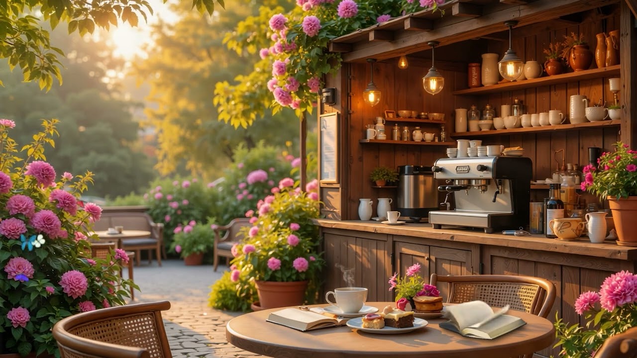 Cozy Morning Café ☕ Relaxing Jazz & Piano Music for a Peaceful Start for Mood Booster, Study