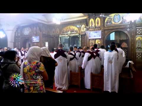 دوت مصر| بدء قداس عيد القيامة بكنيسة السيدة العذراء بالعباسية