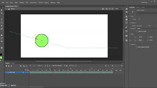 How to adjust a motion path in Adobe Animate
