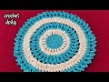 crochet doily / thalposh crochet / tablemat / sousplat croche