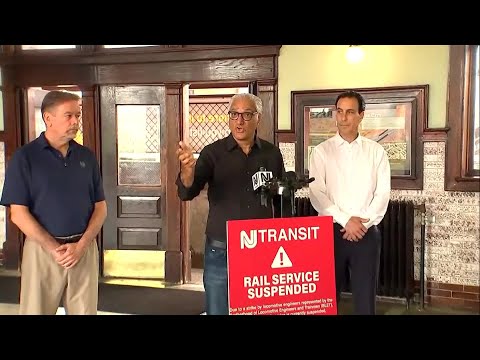 NJ Transit CEO Speaks Before Meeting Union Amid Strike