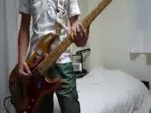 【K-ON!!】【けーおん!!】Cagayake!Girlsのベースをピックで弾いてみた