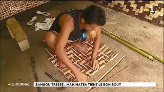 Mahinatea Tata, maître du tressage de bambou