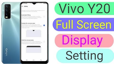 Vivo Y20 full screen display Setting || How To Use Full Screen Display In Vivo Y20 || The Tech Akash