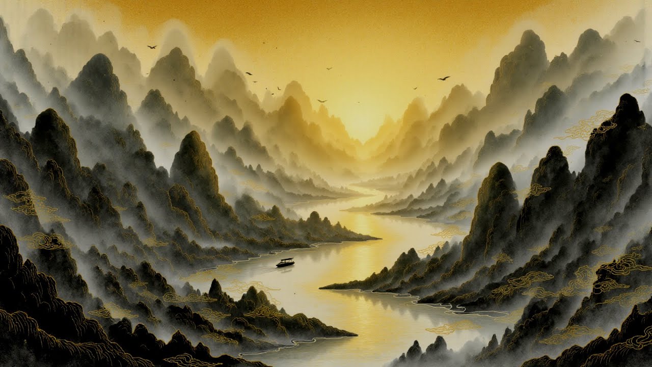 Healing Energy & Calm — Guqin & Bamboo Flute | 3 Hour Relaxing Music