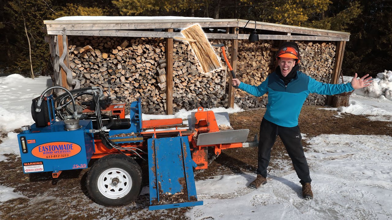 How to Quickly Cut 1 Years Worth of Firewood (for the Homestead!) YouTube