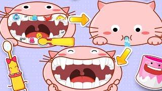 Baby Panda's Toothbrush | a habit of brushing & healthy teeth | BabyBus Game screenshot 5