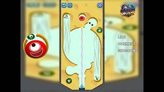 Hungry Balls Level 124 Walkthrough - Satisfying Physics Puzzle