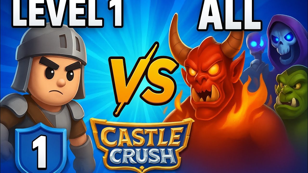 LEVEL 1 VS ALL CASTLE CRUSH | SORRY I'M NOT HAVING ENOUGH TIME PLAYING THIS GAME 😅