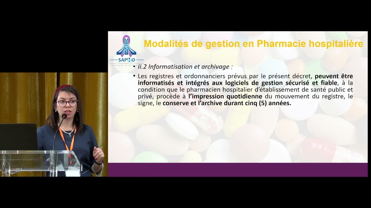 Modalité de gestion des médicaments à propriétés psychotropes A.NOUASRIA - 5JIPHO