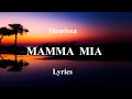 Mentissa - Mamma Mia - Lyrics