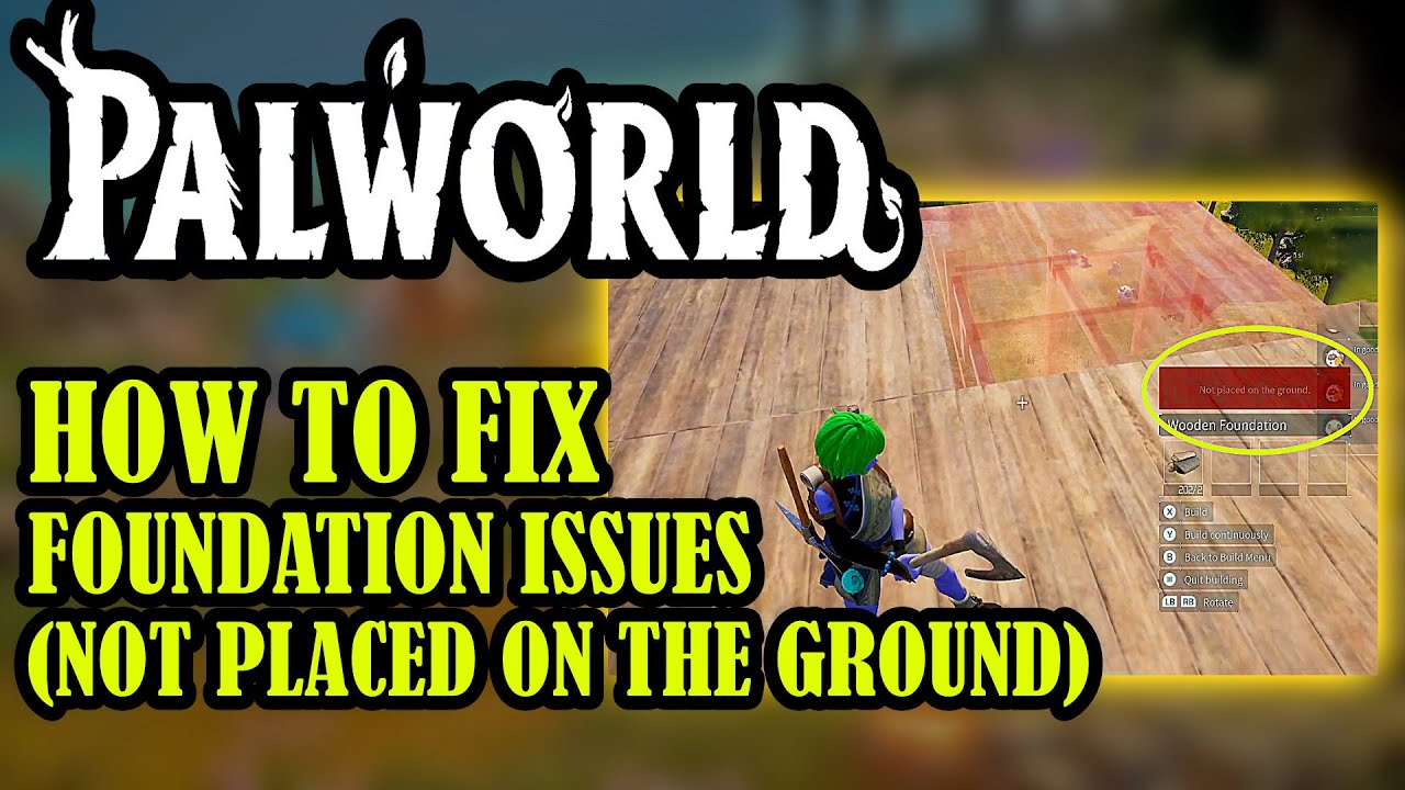 [PALWORLD] How To FIX Foundation 