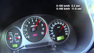 Sti jdm 2001 EJ207 VF30, 300 hp. 0-200 - 19.7 sec. 0-100 - 5,3 sec....