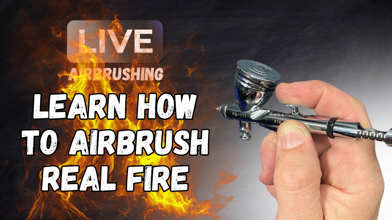 Basic Airbrush Real Fire Tips 🔥 - YouTube