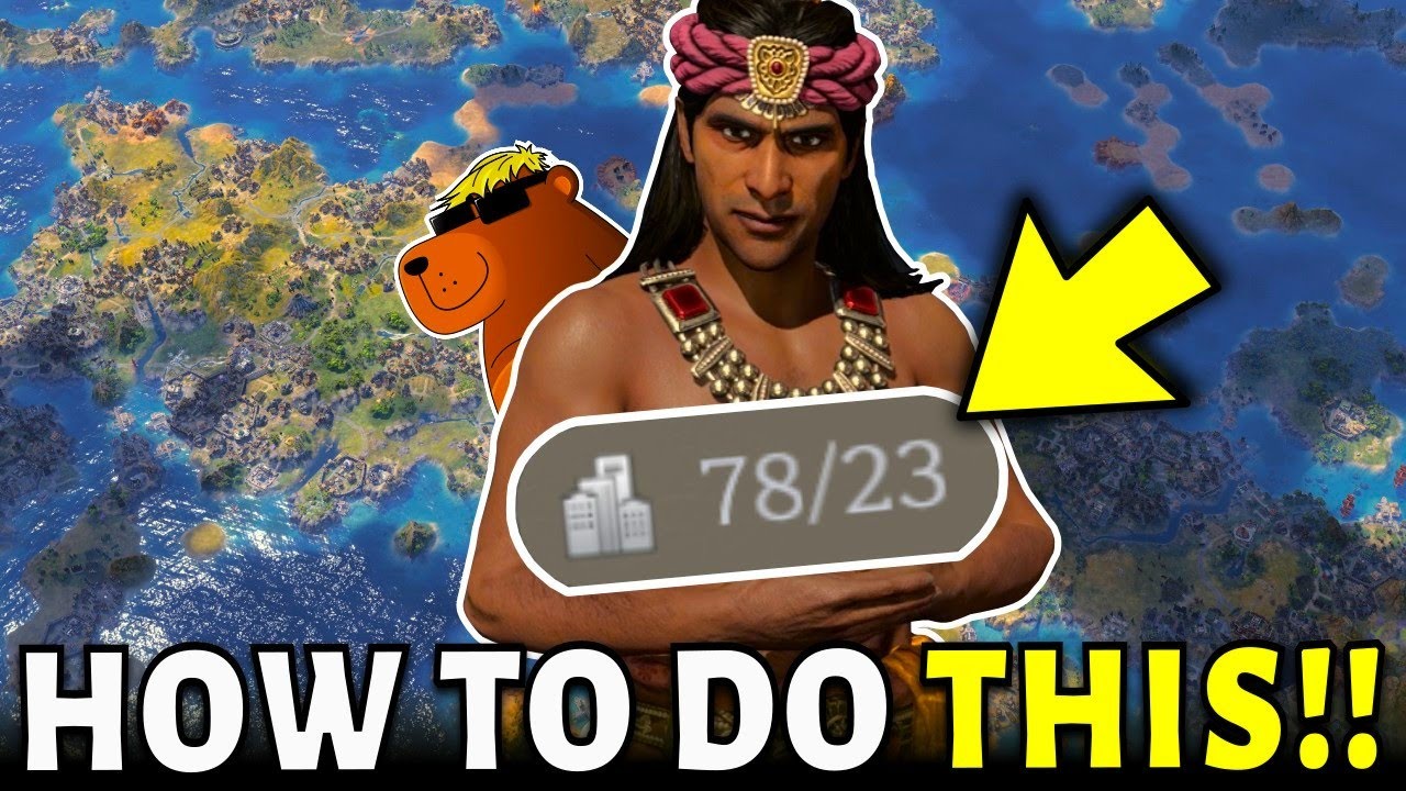 How To IGNORE Settlement Limit! HUGE MAP, Full Campaign!!! (Deity Ashoka Civ 7)