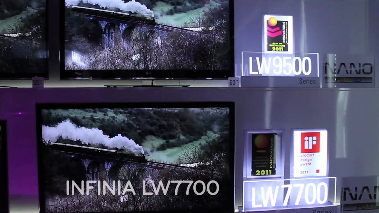 LG INFINIA LW7700 3D LED NANO HDTV - YouTube