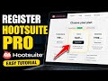 How to Register for Hootsuite Pro - Easy Tutorial