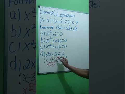 equação do segundo grau.