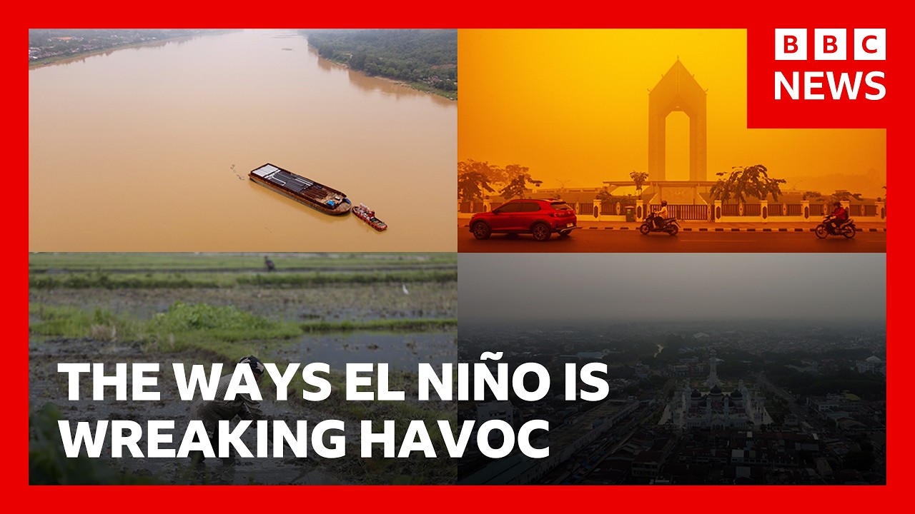 The ways 'Godzilla' El Niño is already supercharging extreme weather | BBC News