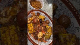 Homemade Seafood Boil 🦀🦐 I like it even better than the restaurant one 🤤Recipe in the description