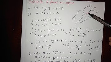 Interseção de planos no espaço