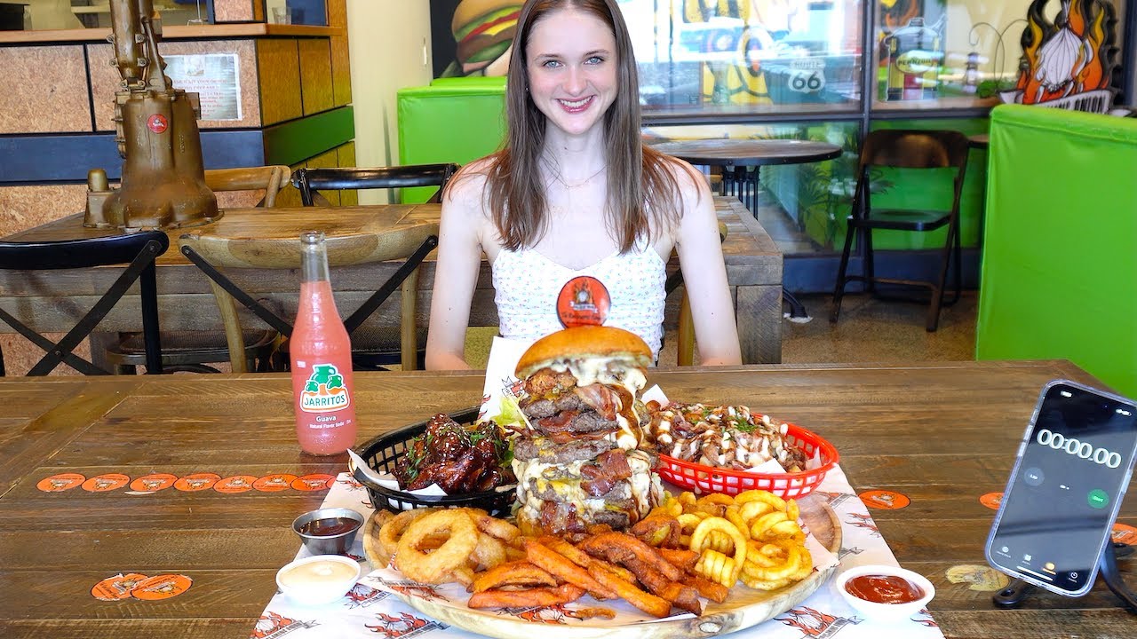 Flaming Onion's Epic Burger Challenge
