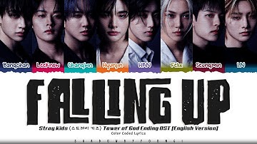 Thumbnail of Stray Kids (스트레이 키즈) 'Falling Up (English Ver.)' Lyrics [Tower of God 2 OST] [Color Coded_Eng] | SBY