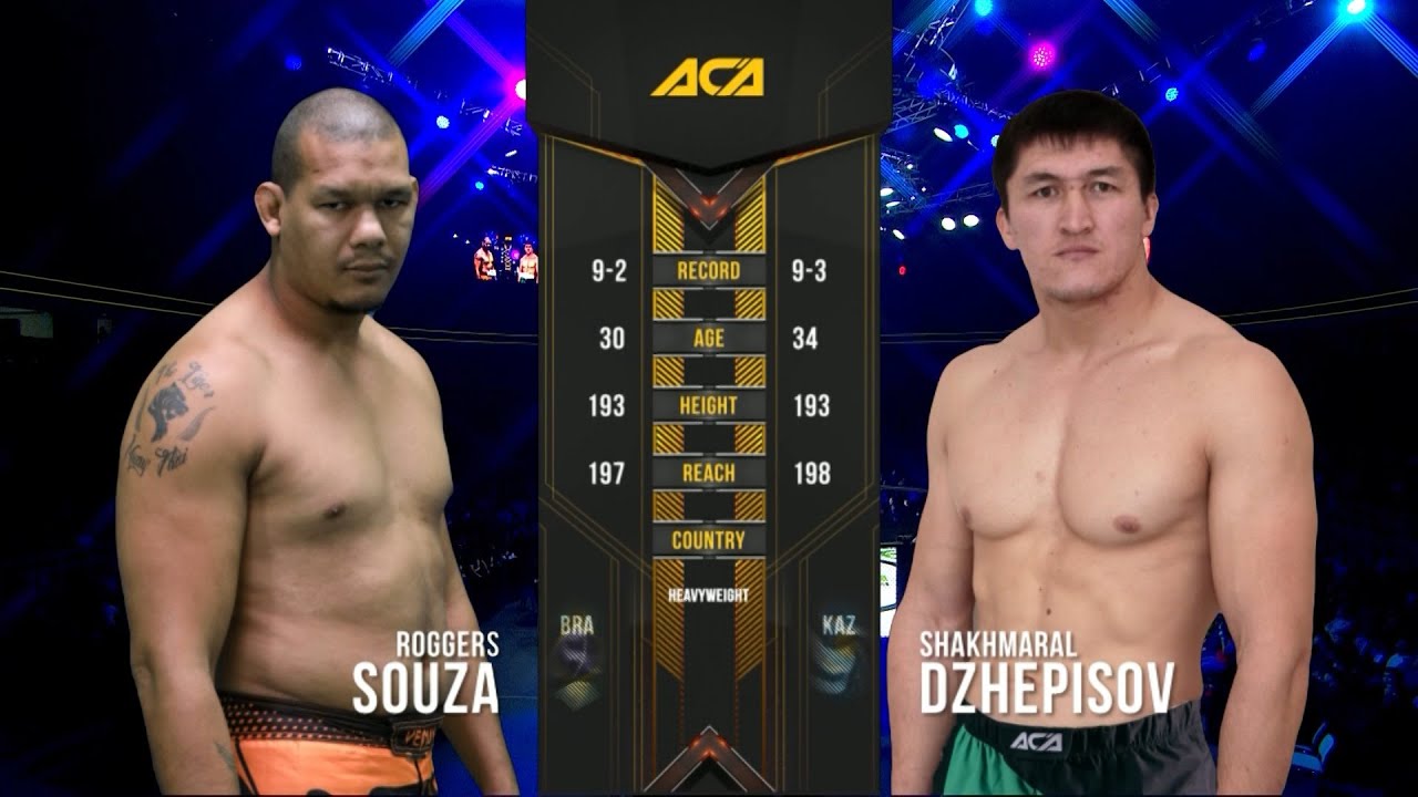Роджерс Соуза vs. Шахмарал Джеписов | Roggers Souza vs. Shakhmaral Dzhepisov | ACA 102 - Almaty